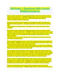 348 Exam 1 Questions With Correct Detailed Answers..