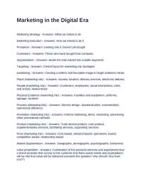 Digital Marketing Concepts and Strategies