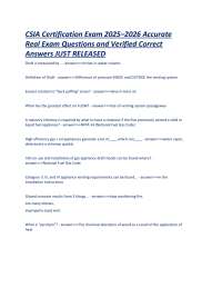 CSIA (Chimney Safety Institute of America) Certification Exam 2025–2026 Accurate Real Exam