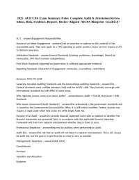2025 AUD CPA Exam Summary Notes Complete Audit