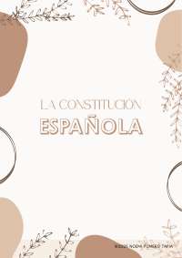 La Constitución Española (oposiciones)