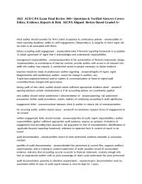 2025 AUD CPA Exam Final Review 300+ Questions