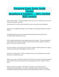 Peregrine Exam Study Guide 2025
