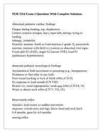 NUR 5354 Exam 2 Questions With Complete Solutions