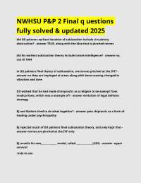 NWHSU P&P 2 Final q uestions fully solved & updated 2025.docx