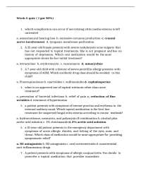NR 509 Week 5 quiz 1 which complication can occur