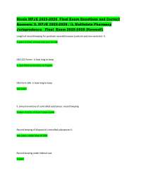 llinois MPJE 2025-2026 Final Exam Questions and Correct Answers/ IL MPJE 2025-2026 / IL Mu