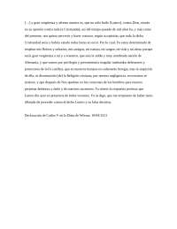 Comentario de Texto Lutero