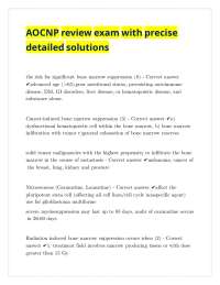 AOCNP review exam with precise detailed solutions
