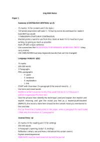 English notes (writing p1&p2