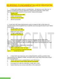 NURSING FUNDAMENTALHESI REVISION.