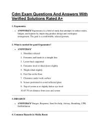 CDM Exam Q&A: Ergonomics, Production, Animation & Web Design