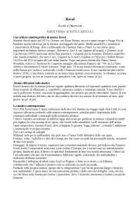 Ravel Scritti e Interviste Riassunto