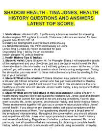 SHADOW HEALTH EXAM QUESTIONS AND ANSWES LATEST UPDATE.