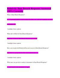 Data Breach Response: Q&A on Relativity's AI Solution