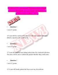 NURS-6521, Advanced Pharmacology Final