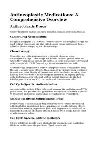 Summary, Antineoplastic Drugs: Pharmacology and Nursing Implications