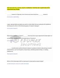 MKT 3413 WU FULL ACTUAL EXAM 2 CURRENTLY TESTING 300+ QUESTIONS WITH COMPLETE SOLUTIONS