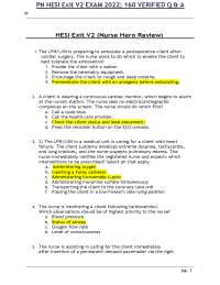 PN HESI Exit V2 EXAM 2022 160 VERIFIED Q & A.pdf