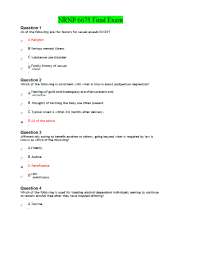 NRNP 6675 Final Exam (Version-2, 100 Q & A, Latest-2025) / NRNP6675 Final Exam: Walden Uni