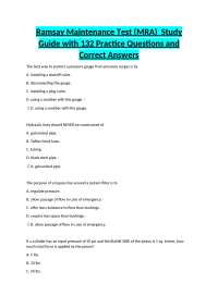 Ramsay Maintenance Test (MRA)  Study Guide with 132 Practice Questions and Correct Answers