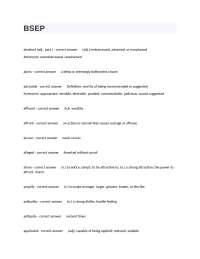 BSEP CERTIFICATION REVIEW EXAM QUESTIONS FULLY SOLVED.