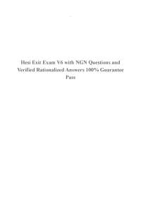 HESI RN EXIT EXAM WITH NGN LATEST VERSION B 2024-2025/HESI EXIT RN NEXT GENERATION EXAM AL