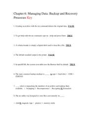 CIT 315 Test Bank Network management