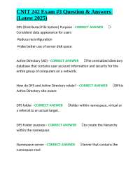 CNIT 242 Exam #3 Question & Answers (Latest 2025)