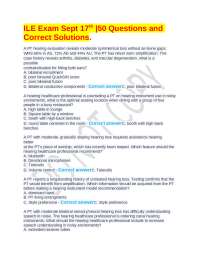 ILE Exam Sept 17th |50 Questions and Correct Solutions.