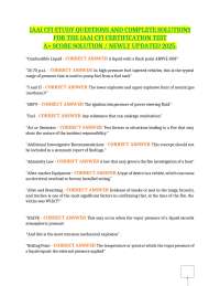IAAI CFI STUDY QUESTIONS AND COMPLETE SOLUTIONS