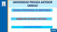 Determinación de Dieta para Lactantes –