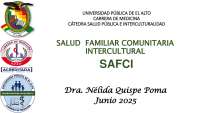 Salud Familiar Comunitaria Intercultural (SAFCI)