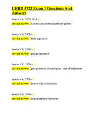 Leadership Theories Exam Q&A: A Comprehensive Review