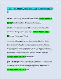 TBS Test Quiz Questions And Answers phase 3 | Proven Practice Questions & Expert Solutions