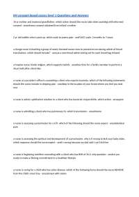 RN concept-based assess level 1 Questions and Answers.odt