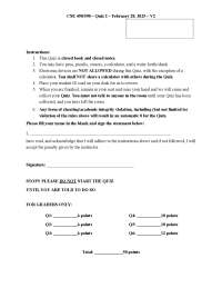 CSE 490/590 Quiz 2 – V2|Answered 100% Updated 2025/26.