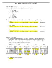 CSE 490/590 – Midterm Exam –2025 V2 Solution|100% Complete Updated Questions and Answers.