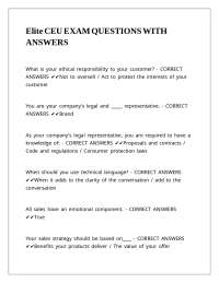 Security Systems Sales Exam Questions and Answers