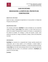 Caso de negociación en una empresa