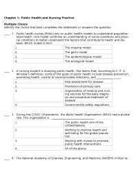 Community Health Quiz Banks Chapters 1-22 (2025) Actual Exam Questions and Answers A+ Grad