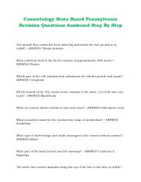 Cosmetology State Board Pennsylvania Revision Questions Answered Step By Step