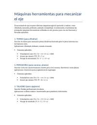 MECANIZADO DE UNA PIEZA