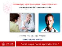 Secreto médico y su importancia en el ejercicio profesional