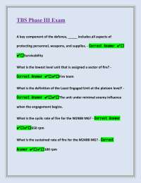 TBS Phase III Exam Guide: Questions, Answers & Winning Strategies