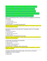 Property Management | EXAM 2025 |  ACTUAL REAL EXAM ACCURATE  QUESTIONS AND ANSWERS