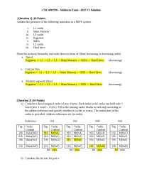 University at Buffalo CSE 490| CSE 490/590 – Midterm Exam –2025 V1 Complete Solution.
