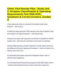 Gleim: FAA Remote Pilot - Study Unit 2: Airspace Classification & Operating Requirements
