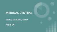 Media, Mediana e Moda