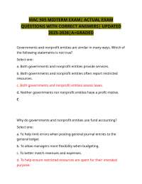 MAC 505 MIDTERM EXAM| ACTUAL EXAM QUESTIONS WITH CORRECT ANSWERS| UPDATED 2025|A+GRADED